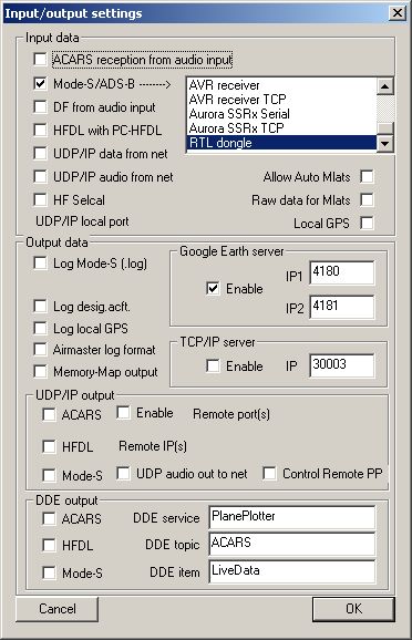 RTL1090 ADS-B USB DONGLE